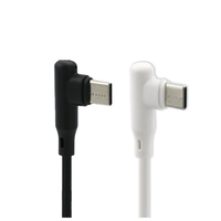 Câble de charge rapide USB Type-C double Type-C à 90 degrés, conception OEM, pour téléphone, jeux, imprimante, avec conducteur en cuivre pur