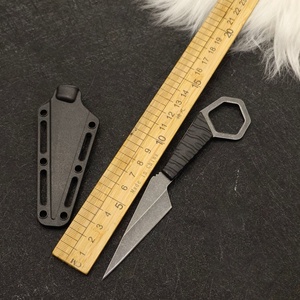 Green <b>Edge</b> High Quality Tactical EDC Stainless Steel Pocket Knife <b>Plastic</b> Handle SS185 2.0mm Thickness for DIY OEM Customization - Product Image 6