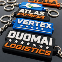 Porte-clés promotionnel personnalisé avec logo, en PVC souple, mascotte, commande en gros, faible MOQ, maquette gratuite, directement de l'usine, OEM Chine