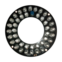 Accessoire de caméra de sécurité, carte infrarouge IR PCBA avec panneau de vision nocturne photosensible 850nm 940nm, personnalisable OEM ODM