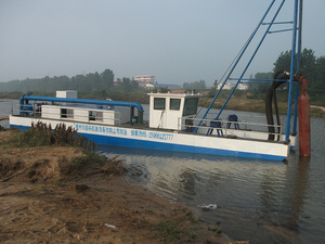 Mini NẠO VÉT Cát Sông Thiết Bị Khai Thác Mỏ Cát Kéo Máy - Product Image 4