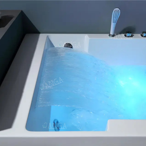 Vasca da bagno con Jacuzzier jet Kit aria bolle di massaggio idromassaggio vasche da bagno per 2 persone Yacuzzy con Tv Jaqquzi Jaguzzy - Product Image 4