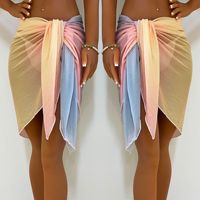 Fábrica Listo para enviar Tie Dye Impreso Pareo Hawaii Beach Sarong Cover up