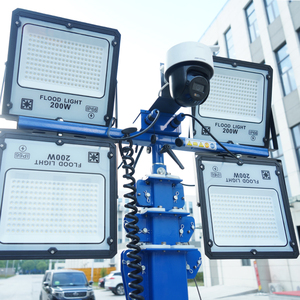 Torre de Iluminación LED Portátil LUDWIG Diesel IP65, Cámara de Vigilancia Móvil para Construcción, Minería y Estadios - Product Image 6