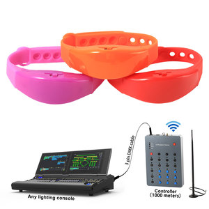SOFFA Multicolor Led Wristbands Concert Led Bracelet Com Aplicação Ajustável Bateria Led Concert Wristbands - Product Image 1