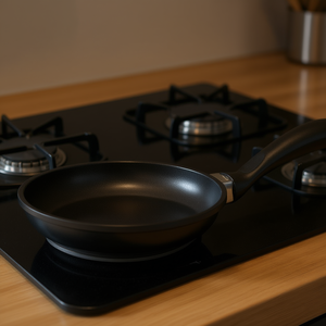 KARL KRGER Frying Pan Leipzig Flat 24 Cm Cast Aluminum Non Stick <b>Cookware</b> For Stovetop Use - Product Image 3