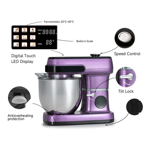Robot culinaire multifonction Cheftronic SM-A02P 10L avec écran tactile numérique LED, 2200W, 12 vitesses et fonction Pulse, 10L Stan - Product Image 1