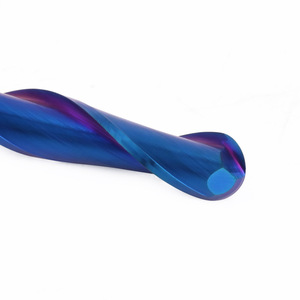 Lavie 8x8x35x76R4 Fraise à queue à 2 dents en carbure monobloc pour le travail du bois, à coupe ascendante - Product Image 3