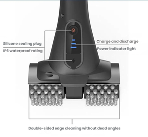 Brosse de nettoyage sans fil pour barbecue, 7,4 V, moteur 395, 450 tr/min, double batterie 2000 mAh, épurateur de barbecue - Product Image 3