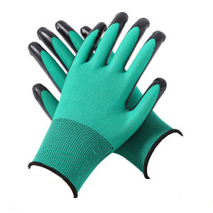 ضمان تجارة رخيصة للماء حديقة العمل قفازات مغطاة بالنتريل - Product Image 3