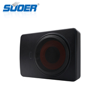 Subwoofer Mobil Suoer CS-8T Slim 8 Inch di Bawah Jok Desain Keren dengan 24V DC untuk Speaker Mobil
