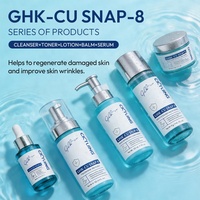 Crème éclaircissante, tonique éclaircissant au collagène, sérum de soin de la peau, GHK-Cu Snap 8, ensemble de soin de la peau au peptide de cuivre bleu