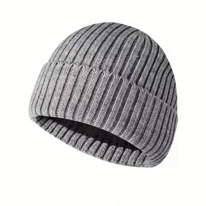 Gorro de Punto Barato al por Mayor, Gorro de Invierno para Exteriores con Forro Polar Grueso y Cálido para Hombre y Mujer - Product Image 1