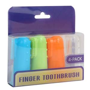 Kit de cepillo de dientes <span class=keywords><strong>para</strong></span> mascotas de 4 colores a <span class=keywords><strong>precio</strong></span> de fábrica | Diseño de dedo suave | <span class=keywords><strong>Limpieza</strong></span> dental <span class=keywords><strong>para</strong></span> <span class=keywords><strong>perros</strong></span> y gatos - Product Image 2