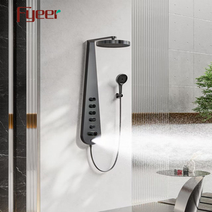 Panel <span class=keywords><strong>de</strong></span> Ducha Multifuncional <span class=keywords><strong>de</strong></span> Acero Inoxidable Negro con Forma <span class=keywords><strong>de</strong></span> Pipa Tradicional China - Product Image 2