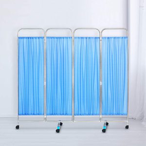 Movable Privacy Flame Retardant Divider Partition Cubicle Hospital Folding Screen Curtain Fabric For Ward Curtain - Product Image 2