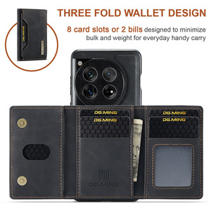 Funda de cuero magnética desmontable DG MING 2 en 1 para <span class=keywords><strong>OnePlus</strong></span> 13 11 12 10 Pro <span class=keywords><strong>Ace</strong></span> <span class=keywords><strong>10R</strong></span>, funda tipo billetera, tarjetero, funda para teléfono - Product Image 6