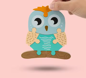 Montessori Sensory Animal Cognitive 3d Jigsaw Puzzle Game Children Wooden Multi Style Small Education Toys for Kids Boys Girls - Product Image 3