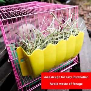 Porte-<span class=keywords><strong>foin</strong></span> externe pour cochons d'Inde Mangeoire à <span class=keywords><strong>foin</strong></span> pour petits animaux avec fixation Bol alimentaire pour lapins, hamsters et rongeurs - Product Image 3
