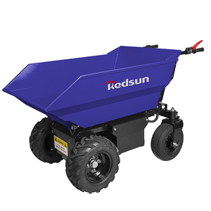 Chariot à roues <span class=keywords><strong>électrique</strong></span> (mini-dumper) de 600 kg de capacité avec batterie au plomb, auto-vidangeant, chargeur de roues, OEM, faible MOQ - Product Image 2