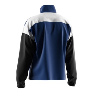 Veste à col montant zippée 1/3 personnalisée pour homme, coupe-vent, tissu léger, idéale pour les marques de vêtements de sport et de streetwear - Product Image 6