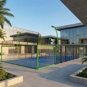 Pista de Pádel Panorámica de Alta Calidad con Vidrio Antirrotura de 12 mm, Fábrica de Pistas de Pádel - Product Image 4