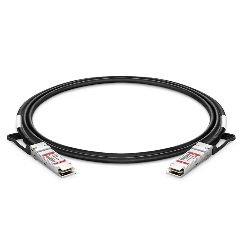 Sunucu ekipmanı QSFP-100G-CU5M 5m (16ft) uyumlu 100G QSFP28 pasif doğrudan bağlantı bakır Twinax kablo PC sunucusu