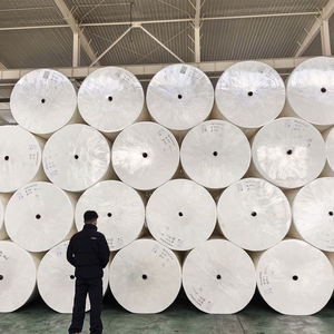 Papier toilette en rouleau jumbo de qualité supérieure, matière première en pâte de bois hygiénique, rouleau jumbo <span class=keywords><strong>parent</strong></span> pour la fabrication automatique de papier toilette, usage domestique - Product Image 1