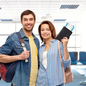 ซองใส่พาสปอร์ตและกระเป๋าเดินทางหนังเทียม ป้องกัน RFID ปิดด้วยแม่เหล็ก จำเป็นสำหรับการเดินทาง - Product Image 4