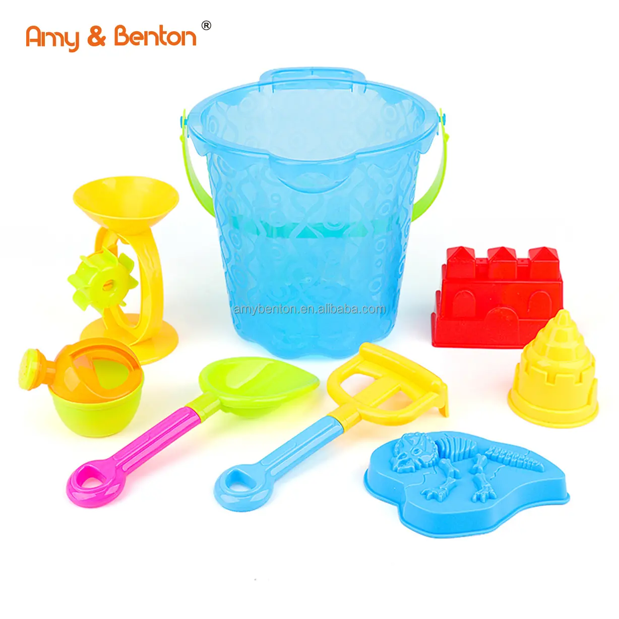 hot summer beach toys set sand toys tool kit beach buckets, shovels, rakes, molds for kids outdoor paly