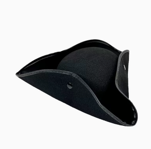 <span class=keywords><strong>Chapeau</strong></span> de pirate <span class=keywords><strong>colonial</strong></span> noir à trois pointes pour Halloween, cosplay de pirate - Product Image 5