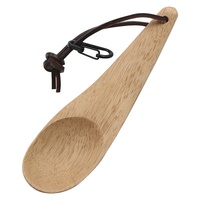 Cuillère en bois artisanale de style nordique, écologique, pour le camping, la randonnée et le bushcraft