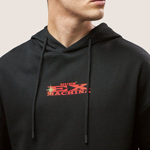 Vente en gros de sweat à capuche pour hommes 100% polyester 2025 imprimé à manches longues, sweat à capuche en coton mélangé imprimé surdimensionné pour hommes - Product Image 2