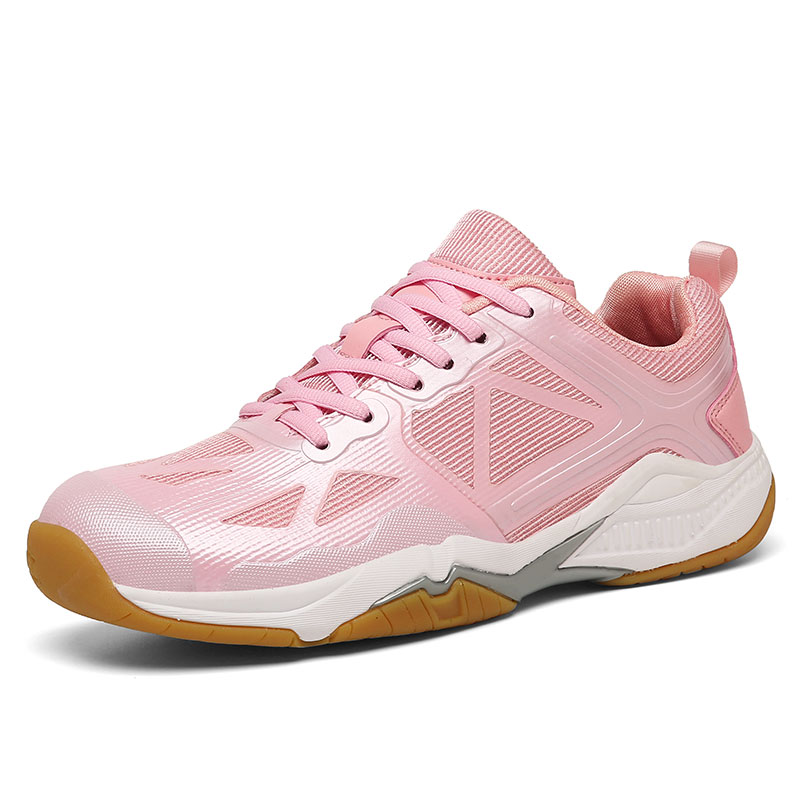 Fashionable Pink Best Technical Soft and Comfy Badminton Trainers for Ladies