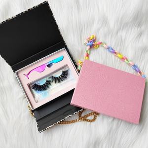 Cils russes en bande D de marque privée, en vrac, 5D, faux cils super faits à la main, en cheveux synthétiques, épaisseur 0,07 mm, longueurs mixtes, transparents/blancs - Product Image 4