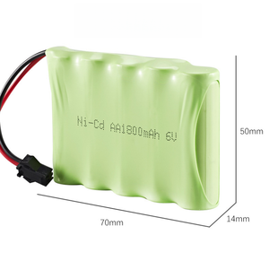 Batteries au nickel-hydrure métallique (Ni-MH) <span class=keywords><strong>rechargeables</strong></span> personnalisées, pack de batteries de taille C, D, <span class=keywords><strong>AA</strong></span>, SC de 2,4 V à 12 V, batteries NiMH 1,2 V 2600 mAh - Product Image 6