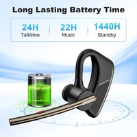 Nuevos Auriculares Inalámbricos Bluetooth Bee M50 con 24 Horas de Tiempo de Conversación, Manos Libres, con Micrófono con Cancelación de Ruido Mejorado