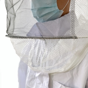 CHINABEES Beekeeping Protective Jacket Smock Suit Sleeve Beekeeper Breathable Clothes Clothing <strong>Veil</strong> <strong>Dress</strong> With Hat Equip Suit - Product Image 4