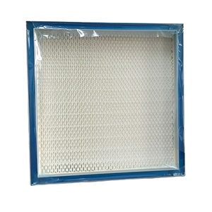 Filtro de Aire HEPA <span class=keywords><strong>H14</strong></span> de Alto Flujo con Mini-Pleats y Sello de Gel Lateral Superior 484x484x95 para Quirófanos y Purificadores de Aire de Salas Blancas - Product Image 4
