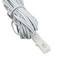 Kabel Ekstensi Daya Putih 2 Pin dengan Konektor Plug-and-Play untuk Pencahayaan LED & Perangkat Tegangan Rendah