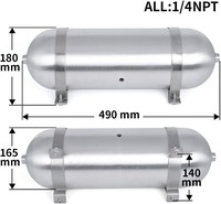 Kit de gestion de l'air pour système de suspension pneumatique, système de commande électronique, avec réservoir d'air et pompe de compresseur, noir