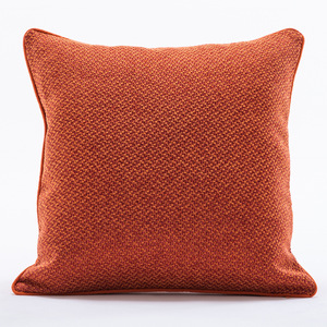 Funda de almohada nórdica de <span class=keywords><strong>lino</strong></span> <span class=keywords><strong>lavado</strong></span>, funda de cojín con borde de presión, para decoración del hogar - Product Image 5