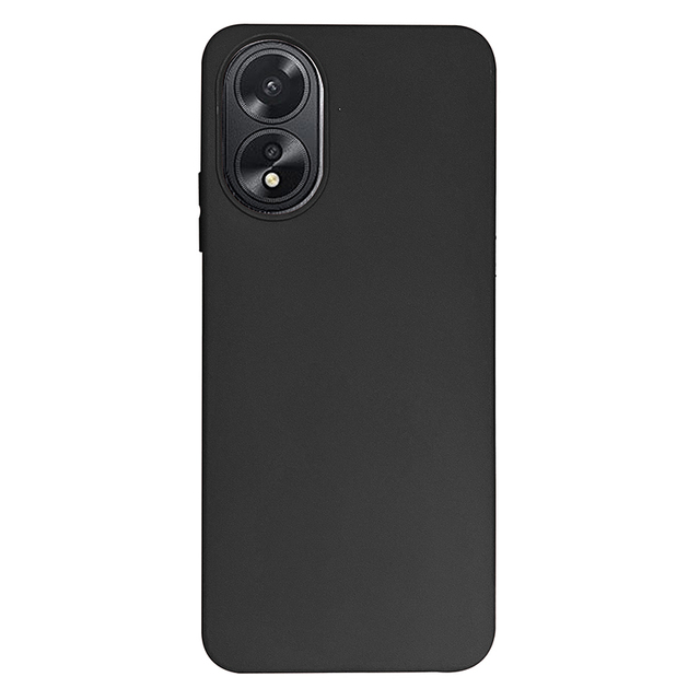 Wholesale Matte TPU Shockproof Mobile Phone Cases for Oppo A38 5G Foreign Version Black Back Cover