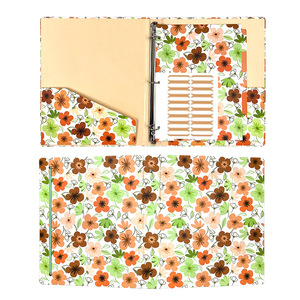 Carpeta A4 <span class=keywords><strong>de</strong></span> hojas sueltas, carpeta <span class=keywords><strong>de</strong></span> almacenamiento multifuncional creativa, página dividida, libro <span class=keywords><strong>de</strong></span> hojas sueltas con pegatinas, venta al por mayor - Product Image 4