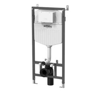 Sanitari da Bagno, <span class=keywords><strong>WC</strong></span> Sospeso con <span class=keywords><strong>Cassetta</strong></span> di Scarico Nascosta e Telaio in Ferro Blu - Product Image 4