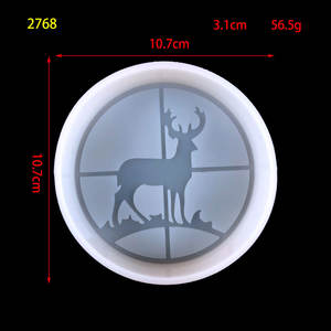 แม่พิมพ์หล่อทำจากเรซินแฮนด์เมดสำหรับเครื่องประดับตกแต่งแบบทำมือสไตล์อินสไตลิสเทียนกวาง2768กลิ่นหอม - Product Image 1