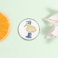 1 Pezzo Spilla Rotonda Personalizzata con Stampa, Prezzo all'Ingrosso, con Motivi Cartoon, Citazioni Ispirazionali, Figure di Animali e Piante, Bandiere, Bande e Distintivi Medici