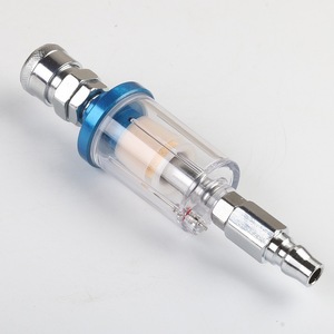 Régulateur de filtre à air 12,7 mm 1/4 po, vidange manuel, corps en plastique, joint NBR, filetage externe pour outils pneumatiques - Product Image 2