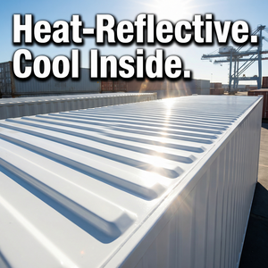 Peinture protectrice de finition résistante à l'humidité, réfléchissante à la chaleur, bloquant les UV et rafraîchissante pour les surfaces des conteneurs de transport maritime - Product Image 3