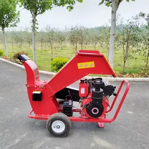 6 inch gỗ chipper cho trang trại Top bán DIESEL gỗ chipper pto gỗ chipper